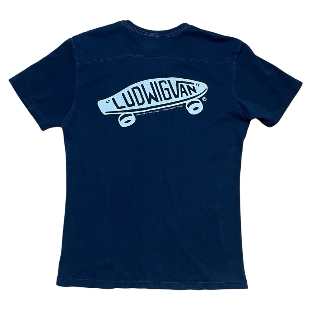 Ludwig Van X Vault By Vans Deadstock Canvas Project T-Shirt in Black Sz L